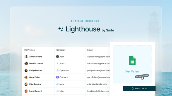 Lighthouse by Surfe banner