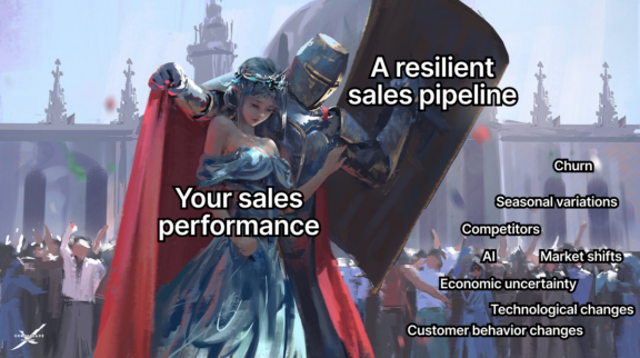Resilient sales pipeline meme