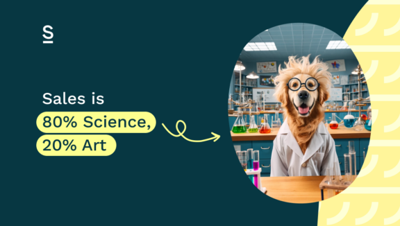 Sales is 80% Science, 20% art cover