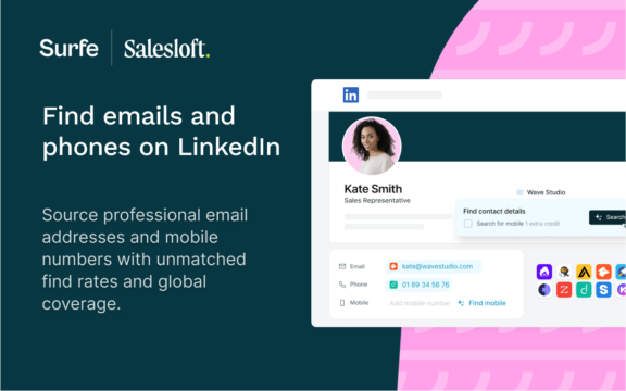 find emails and phone on linkedin salesloft