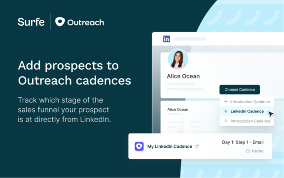 Export prospects to Outreach cadences