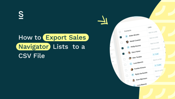 How to Export Sales Navigator Lists to a CSV File