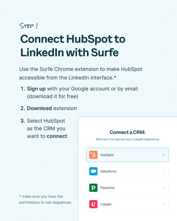 How to add LinkedIn prospects to HubSpot Sequences 2