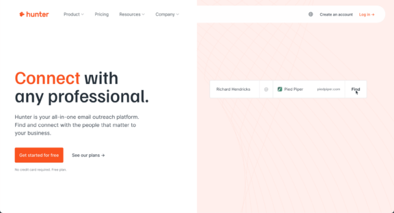 Hunter Email Finder