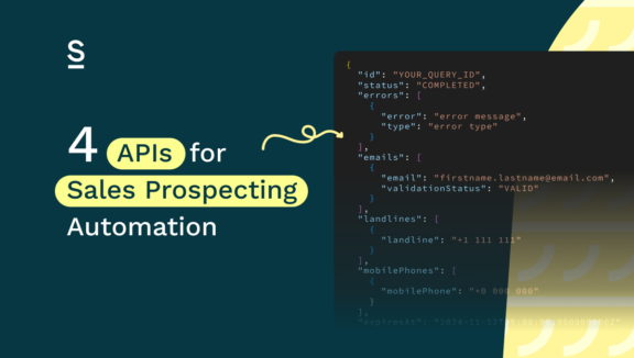 4 APIs for Sales Prospecting Automation